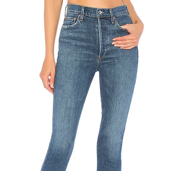 Agolde Denim - AGOLDE • Nico High Rise Slim Fit in Subdued W24